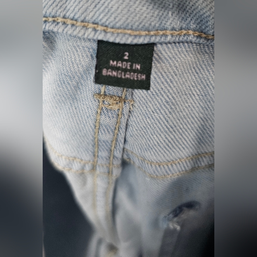 Wild Fable Womens Super High Rise Tapered Jeans Light Wash Size 2/27" Inseam NWT - Picture 10 of 11